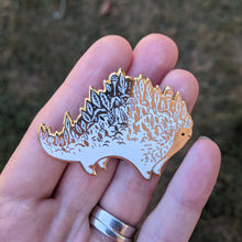 Load image into Gallery viewer, Terrabeast pin-White and gold
